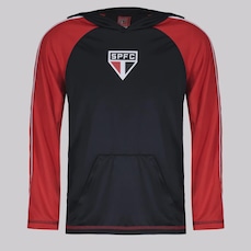 Camisa do São Paulo Manga Longa Laçado Infantil