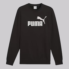 Blusão de Moletom Masculino Puma ESS NO. 1 Logo sem Capuz