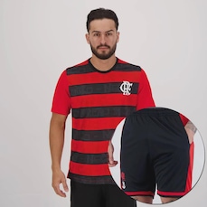 Conjunto Camisa + Bermuda do Flamengo Masculina