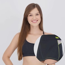 Conjunto Shorts Saia +Top Everlast Basics II Feminino