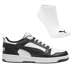 Kit Tênis Masculino Puma Rebound V6 Low Original + Meia