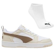 Kit Tênis Masculino Puma Rebound V6 Low Original + Meia
