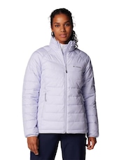 Jaqueta Feminina Columbia Powder Lite II Snowdrift sem Capuz