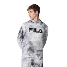 Blusão de Moletom Masculino Fila com Capuz Letter Sky