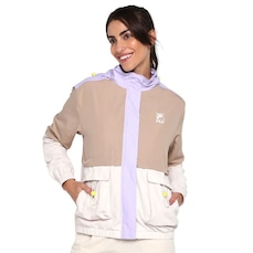 Jaqueta Corta Vento Feminina Fila Block Colors
