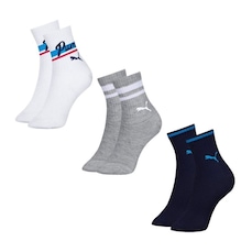 Meia Cano Longo Puma - 3 Pares - Infantil