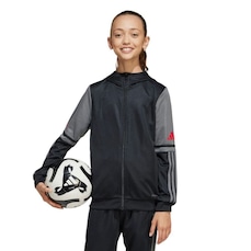 Jaqueta Infantil adidas com Capuz Squadra 25