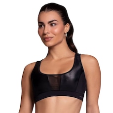 Top Selene com Bojo Recortes Tule Cirre Feminino