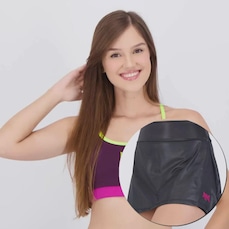 Shorts Saia + Top Everlast Feminino