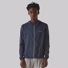 Jaqueta Corta Vento Masculina Fila com Capuz Racer Run