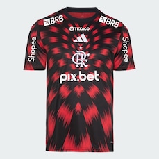 Camisa do Flamengo Pré Jogo adidas 25/26 Masculina