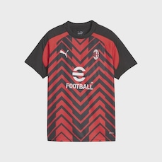 Camisa Ac Milan Pré Jogo Puma Infantil