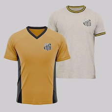 Kit de 2 Camisas do Santos Feminina