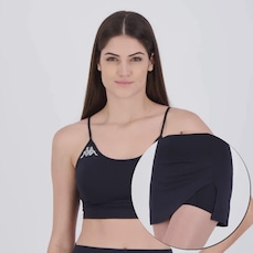 Conjunto Top Kappa Carrie + Shorts Saia Kappa Sparks Feminino