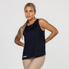 Camiseta Fitness Larginha Altura Média Feminina