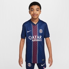 Camisa Paris Saint Germain I 25/26 Nike Torcedor Pro Infantil