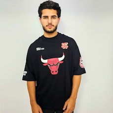 Camiseta NBA Oversized Chicago Bulls Pennant Masculino