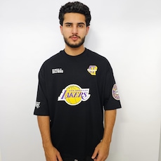 Camiseta NBA Oversized LA Lakers Pennant Masculino
