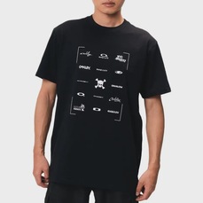Camiseta Masculina Oakley Logomania Blackout