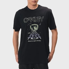Camiseta Masculina Oakley Space Grip Blackout