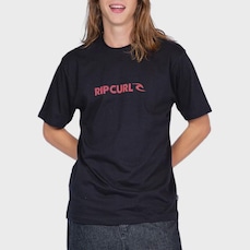 Camiseta Masculina Rip Curl Icon Logo 2025