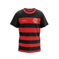 Camisa do Flamengo Principia Rubro Negro Braziline Infantil