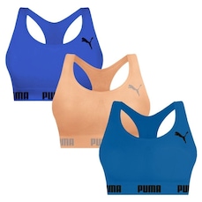 Top Puma Nadador sem Costura - 3 Unidades - Feminino