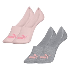 Meias Invisível Puma - 2 Pares - Feminina