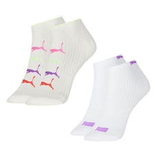 Meia Sapatilha Puma - 2 Pares - Feminina