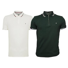 Kit 2 Camisas do Palmeiras Polo Piquet 1914 Individual Masculina