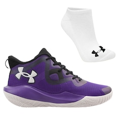 Kit Tênis Masculino Under Armour Bankshot Se + Meia