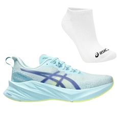 Kit Tênis Feminino Asics Novablast 3 Le + Meia