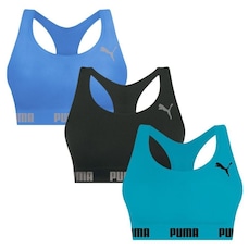 Top Puma Nadador sem Costura - 3 Unidades - Feminino