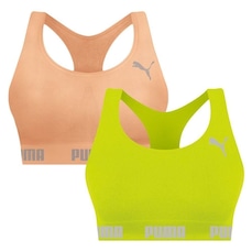 Top Puma Nadador sem Costura - 2 Unidades - Feminino