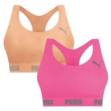 Top Puma Nadador sem Costura - 2 Unidades - Feminino
