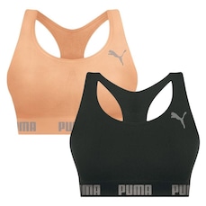 Top Puma Nadador sem Costura - 2 Unidades - Feminino