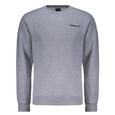 Blusão de Moletom Oakley Careca Sports Crew Neck WT25 Heather