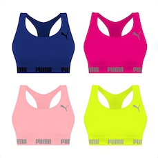 Top Puma Nadador sem Costura - 4 Unidades - Feminino