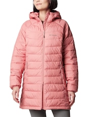 Jaqueta Feminina Columbia Powder Lite II Mid com Capuz