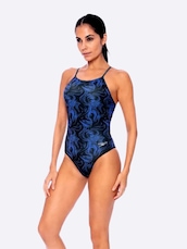 Maiô Feminino Speedo Open Slim Jellyfish