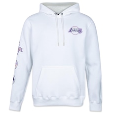 Blusão de Moletom Canguru Masculino New Era Los Angeles Lakers Sunset