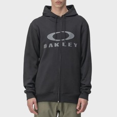 Blusão de Moletom Masculino Oakley com Capuz Bark F/Z Hoodie Blackout