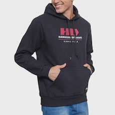 Blusão de Moletom Masculino HD com Capuz Basic