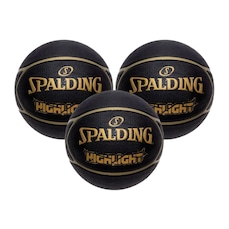Kit 3 Bola de Basquete Spalding Highlight - Tamanho 7