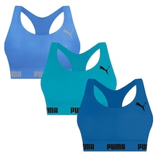 Top Puma Nadador Sem Costura - 3 Unidades - Feminino