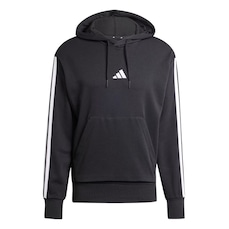 Blusão de Moletom Masculino adidas com Capuz 3 Stripes