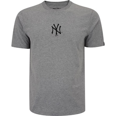 Camiseta New Era Básica Logo Frontal New York Yankees Masculina