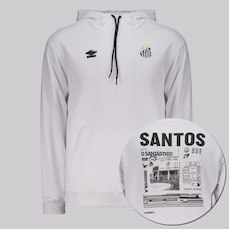 Blusão de Moletom Masculino do Santos 25/26 Umbro Viagem