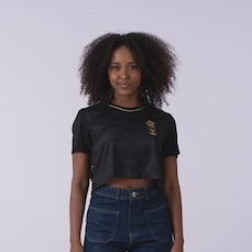 Camiseta Cropped do Flamengo Braziline Orla Feminino