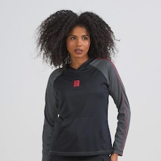 Camiseta Manga Longa do Flamengo Braziline Lacado Feminina